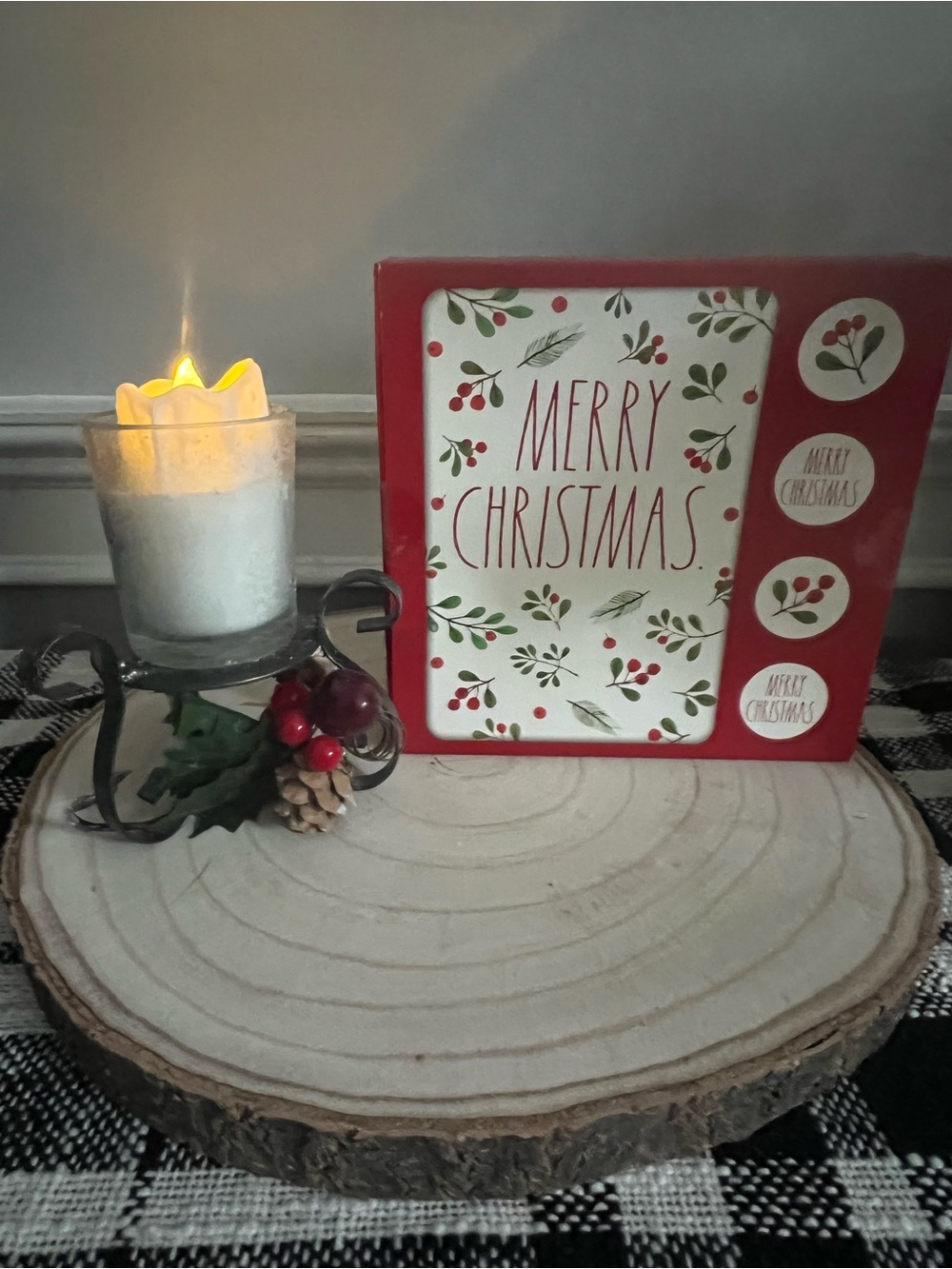 Rae Dunn-Merry Christmas 12 Boxed Holiday Note Cards & Envelopes